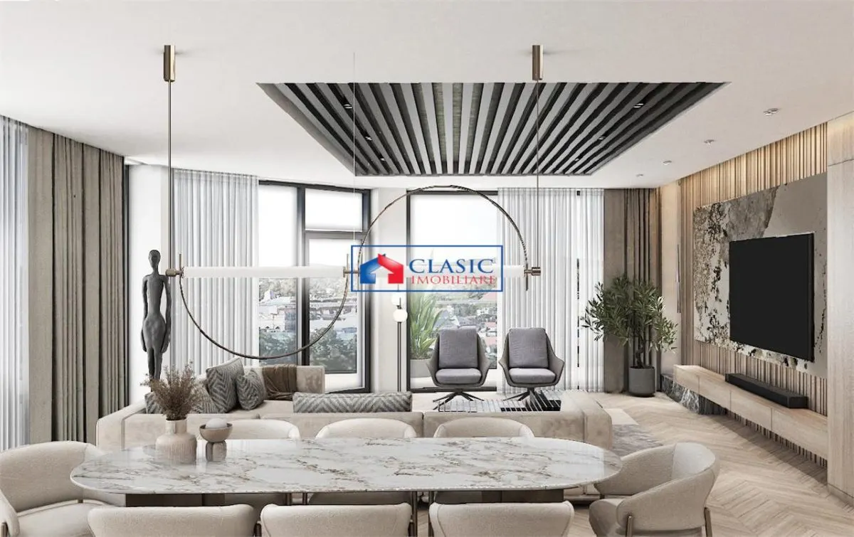 Vanzare apartament 4 camere tip Penthouse zona Piata Cipariu Centru, Cluj-Napoca - foto 2