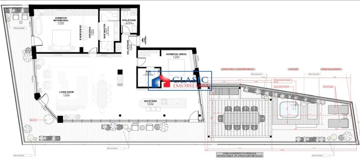 Vanzare apartament 4 camere tip Penthouse zona Piata Cipariu Centru, Cluj-Napoca - foto 9