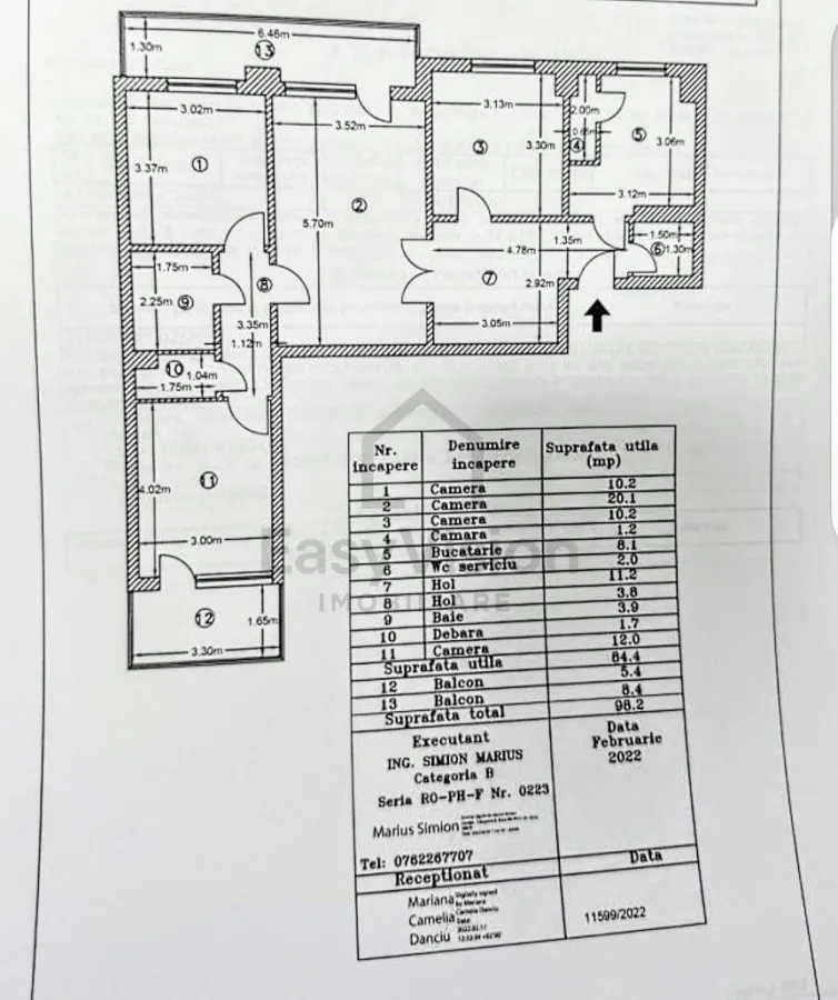 Apartament 4 Camere | Bd. Ramnicu Sarat | 98 mp | Etaj 5/10 | Sector 3 - foto 9