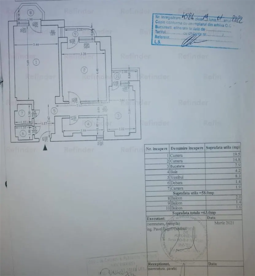 Vanzare apartament 2 camere ultracentral 63 mp | Unirii - Fantani - Casa Poporului | - foto 1