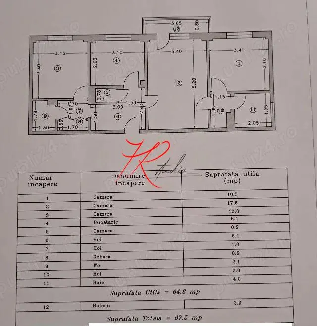 Vanzare apartament 3 camere Iancului - foto 10