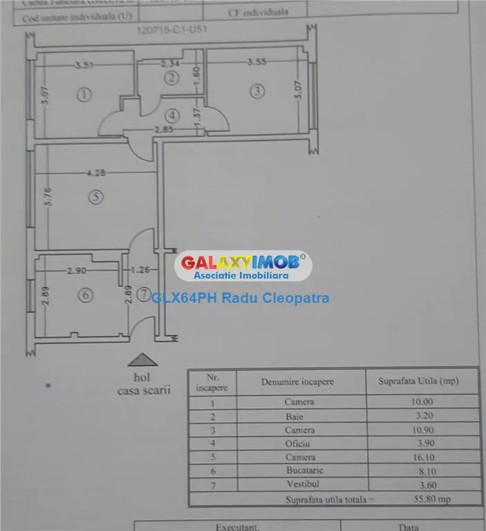 Vanzare apartament 3 camere, Ploiesti, zona Nord - foto 15