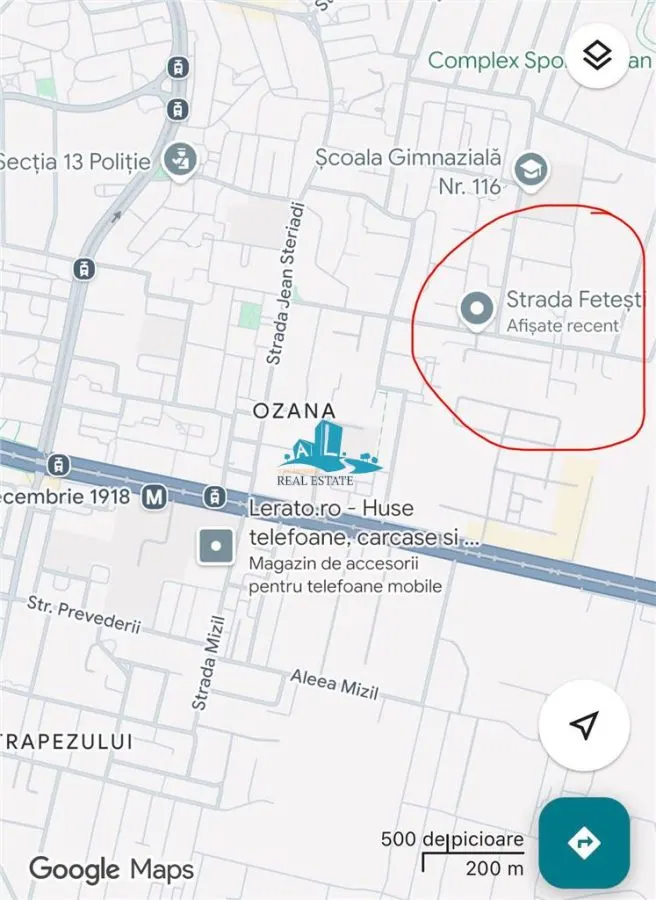 Vanzare teren 3084mp, Ozana, cu AC valabil, aproape de metrou - foto 1