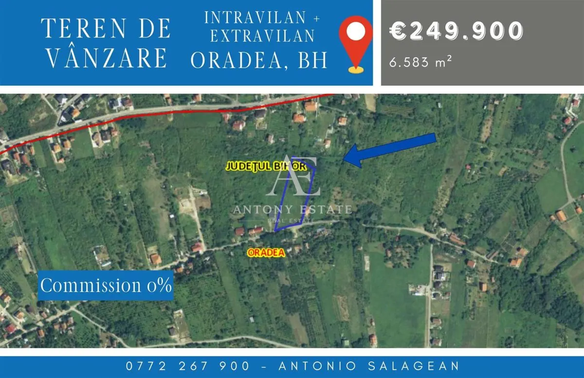 Teren intravilan, de vanzare - Oradea, Bihor - foto 1