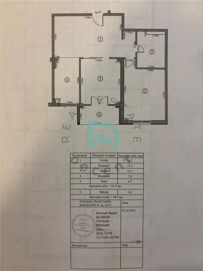 Apartament 3 camere Soho, 64 mp - Brasov - foto 8