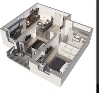 Apartament 3 camere Soho, 64 mp - Brasov - foto 10