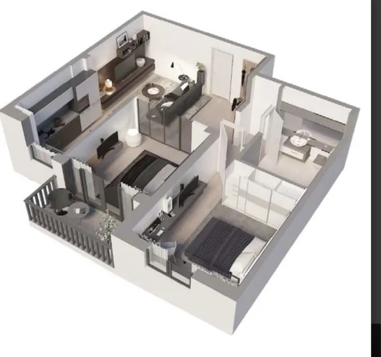 Apartament 3 camere Soho, 64 mp - Brasov - foto 10