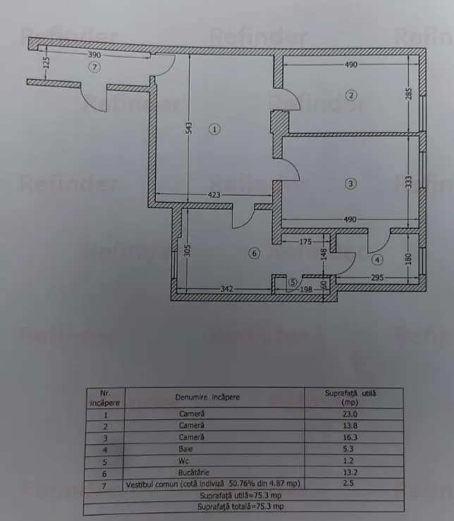 Apartament 3 camere 76 mp | renovat recent | centrala proprie | Universitate - J.L. Calderon | fara risc sau urgenta | - foto 10