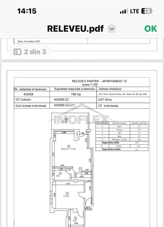Apartament 2 camere  Giroc - foto 7