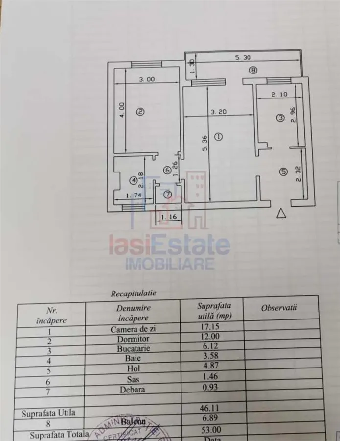 Apartament 2 camere zona Nicolina - foto 2