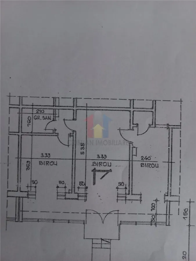 Spatiu comercial, 60 mp, 3 camere, vitrina stradala, zona  Ultra Centrala - foto 8
