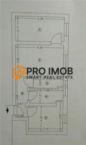 Apartament 2 camere cf 2 semidecomandat zona Spiru Haret - Buzau