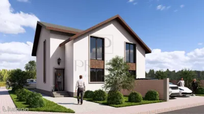 Moșnița Nouă | Duplex nou | 3 dormitoare | Teren p?nă la 280 mp | Predare la cheie - foto 2