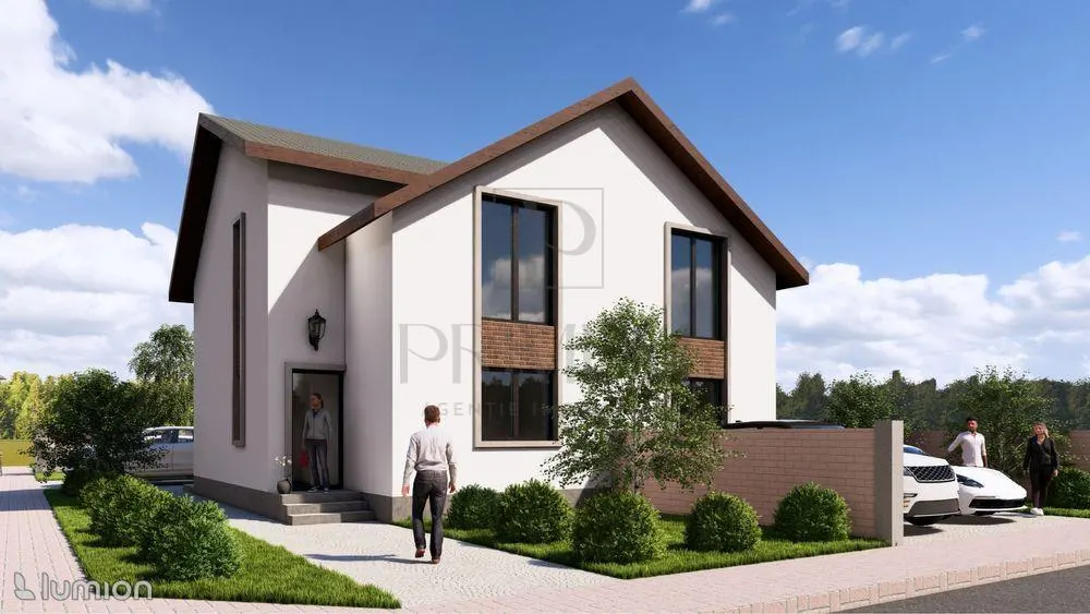 Moșnița Nouă | Duplex nou | 3 dormitoare | Teren p?nă la 280 mp | Predare la cheie - foto 2
