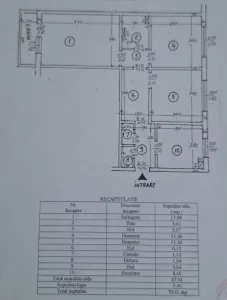 Ap. 3 camere CD- 71mp - Mircea cel Batran - et. intermediar - foto 14