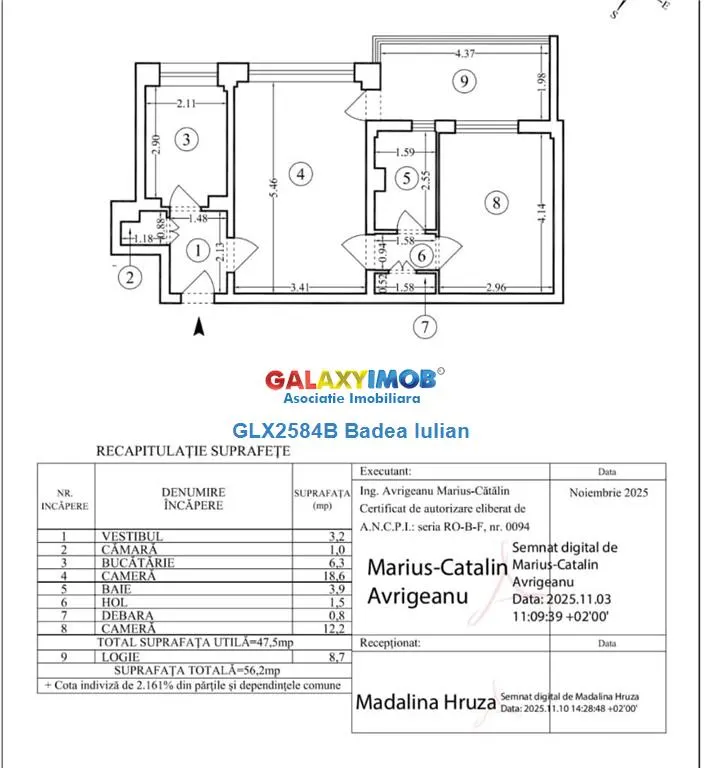 Apartament 2 camere Sos. Colentina - etaj 7/10 - 56 mp bloc 1977 - foto 8