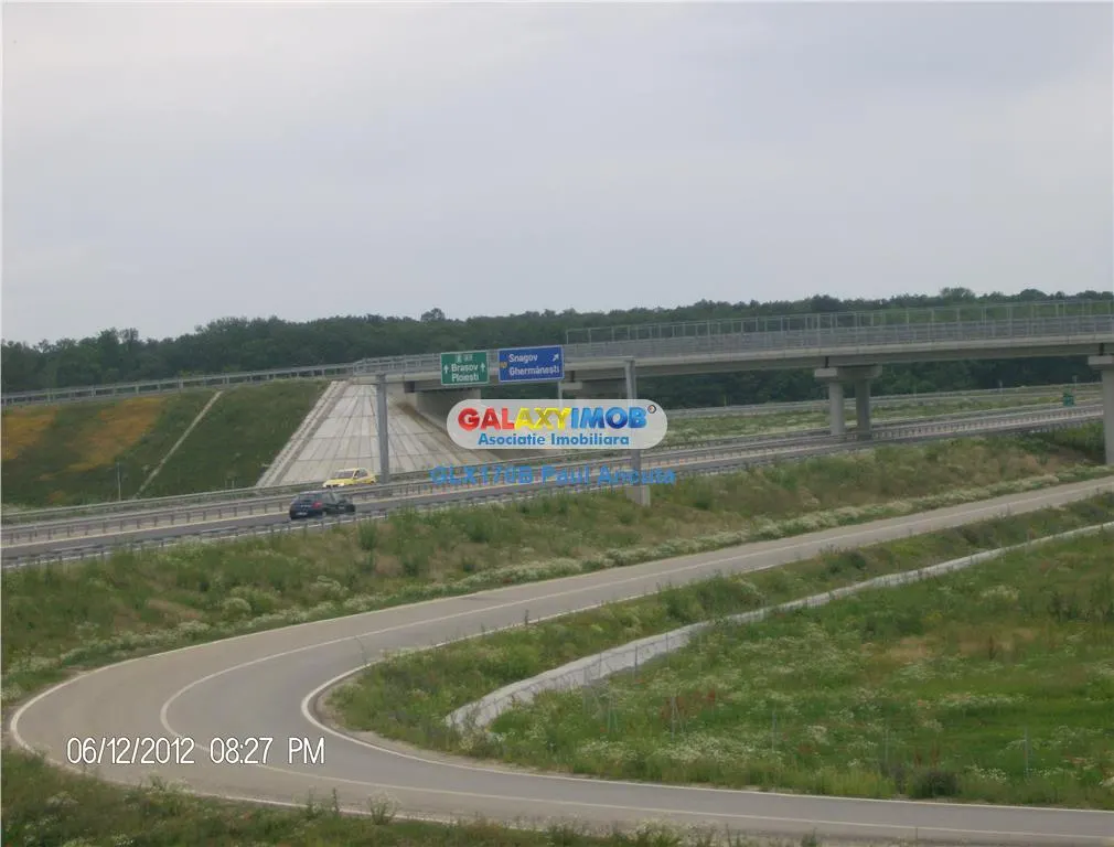 Vand teren 2 Ha Snagov Lac Padure cu acces la Nod A3 - foto 4