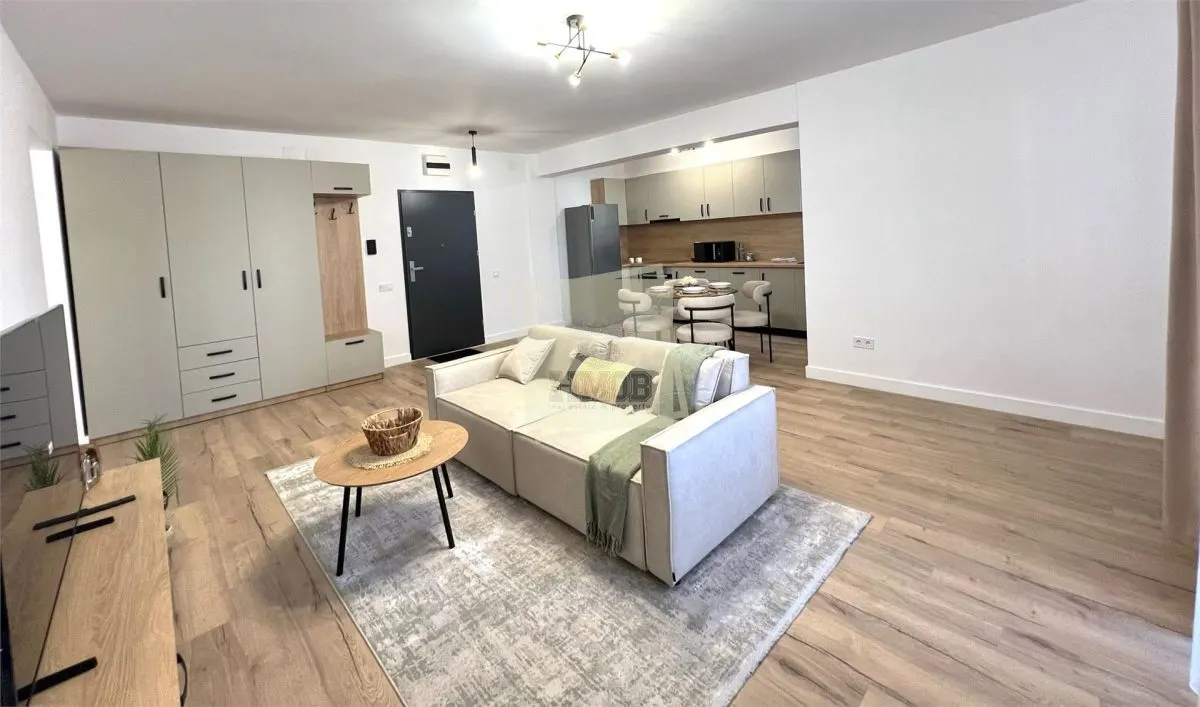 Apartament mobilat 60 mp utili la etajul 1 cu 2 camere terasa 12 mp - foto 2