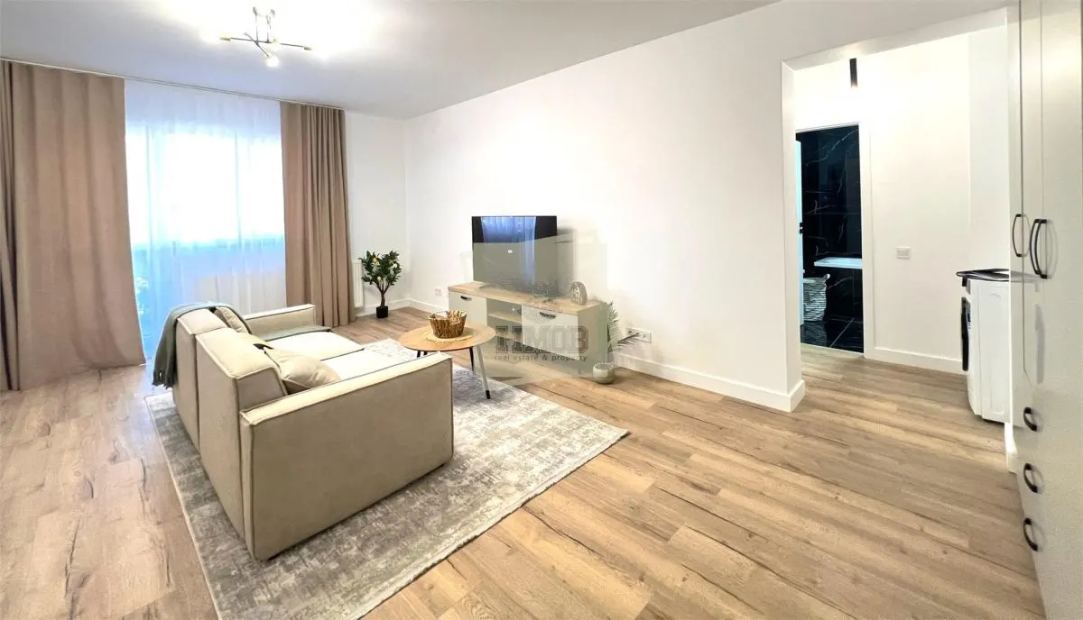 Apartament mobilat 60 mp utili la etajul 1 cu 2 camere terasa 12 mp - foto 6