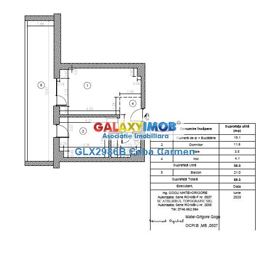 De inchiriat ap. 2 cam, mobilat+utilat+parcare - Prima Vista Residence - foto 11