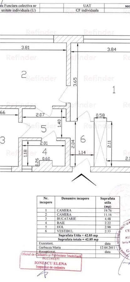 Vanzare apartament 2 camere | ultracentral | Sala Palatului | Ateneul Roman | bl 1960 | etaj 3/9 | decomandat | lux | fara risc seismic | - foto 9