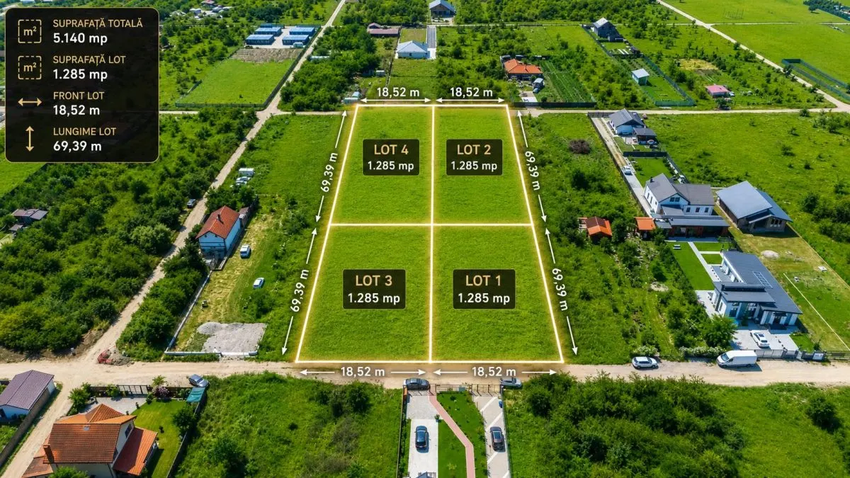 Teren cu potential 1285 mp Sanpetru Brasov - foto 1