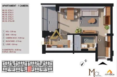 Apartamente NOI direct de la dezvoltator / 1, 2, 3 camere / Comision 0% - foto 11