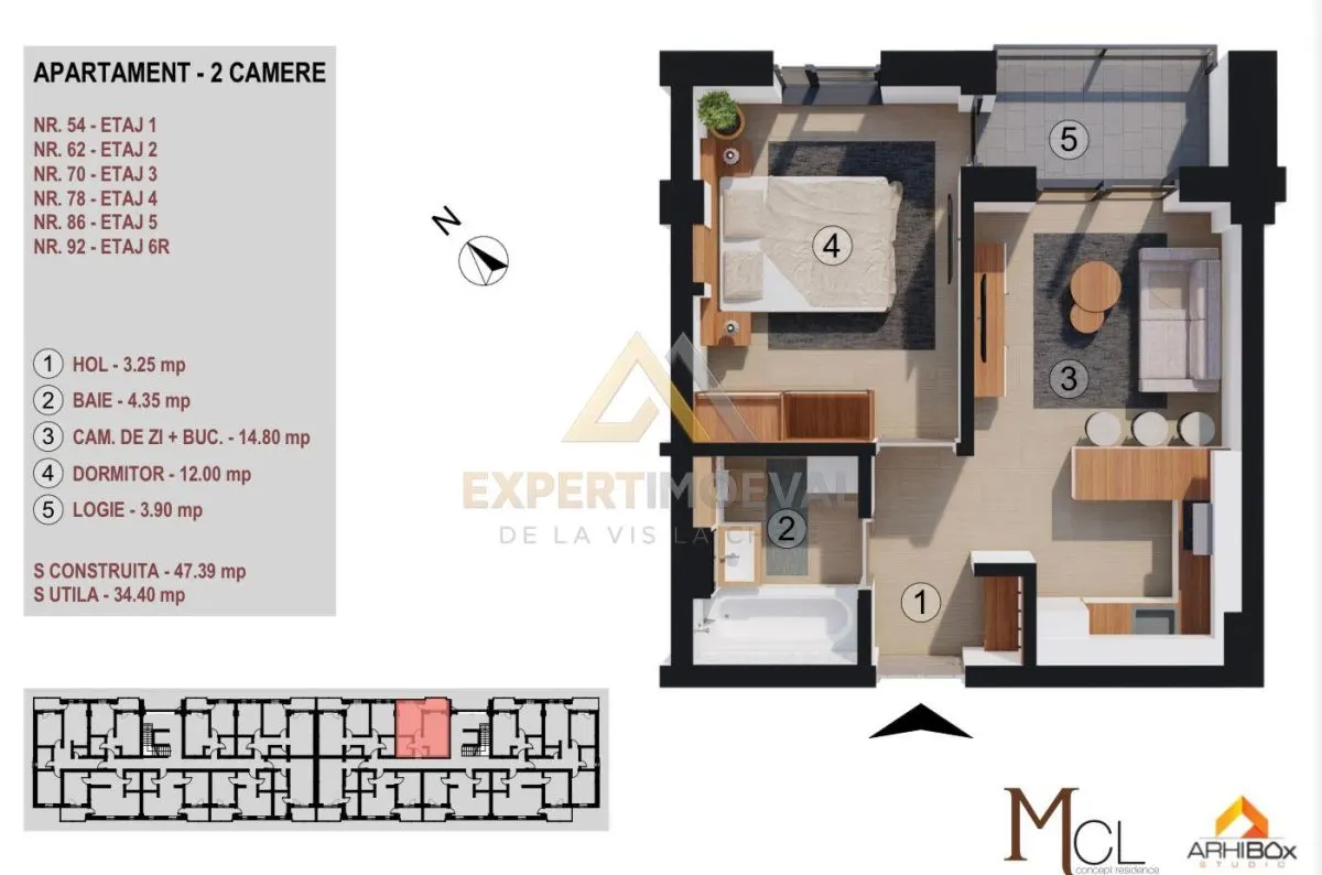 Apartamente NOI direct de la dezvoltator / 1, 2, 3 camere / Comision 0% - foto 16