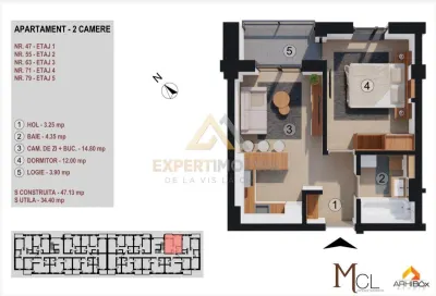 Apartamente NOI direct de la dezvoltator / 1, 2, 3 camere / Comision 0% - foto 17