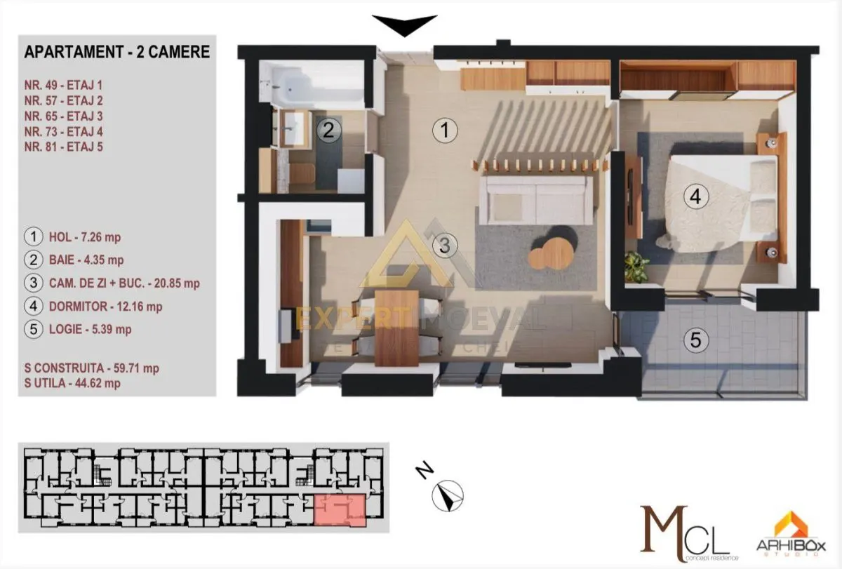 Apartamente NOI direct de la dezvoltator / 1, 2, 3 camere / Comision 0% - foto 18