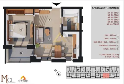 Apartamente NOI direct de la dezvoltator / 1, 2, 3 camere / Comision 0% - foto 19