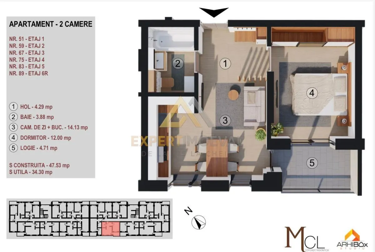 Apartamente NOI direct de la dezvoltator / 1, 2, 3 camere / Comision 0% - foto 20
