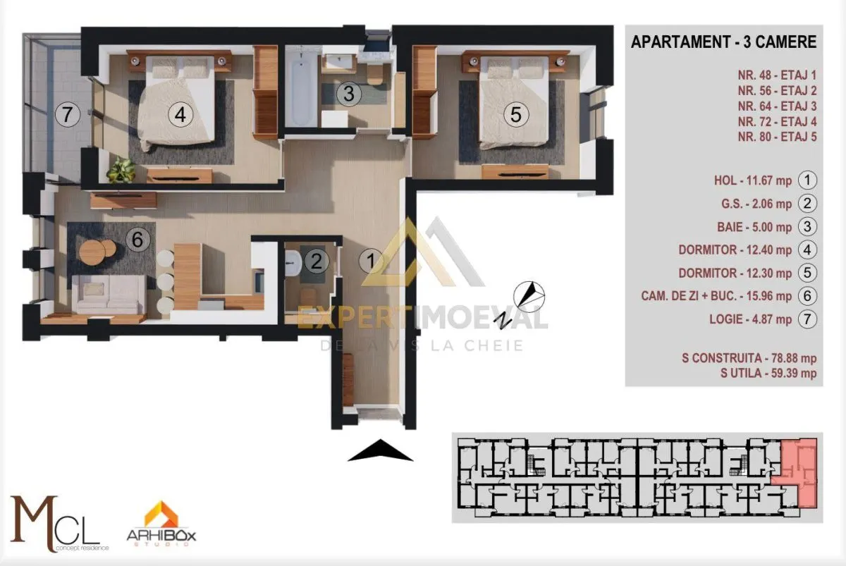 Apartamente NOI direct de la dezvoltator / 1, 2, 3 camere / Comision 0% - foto 24
