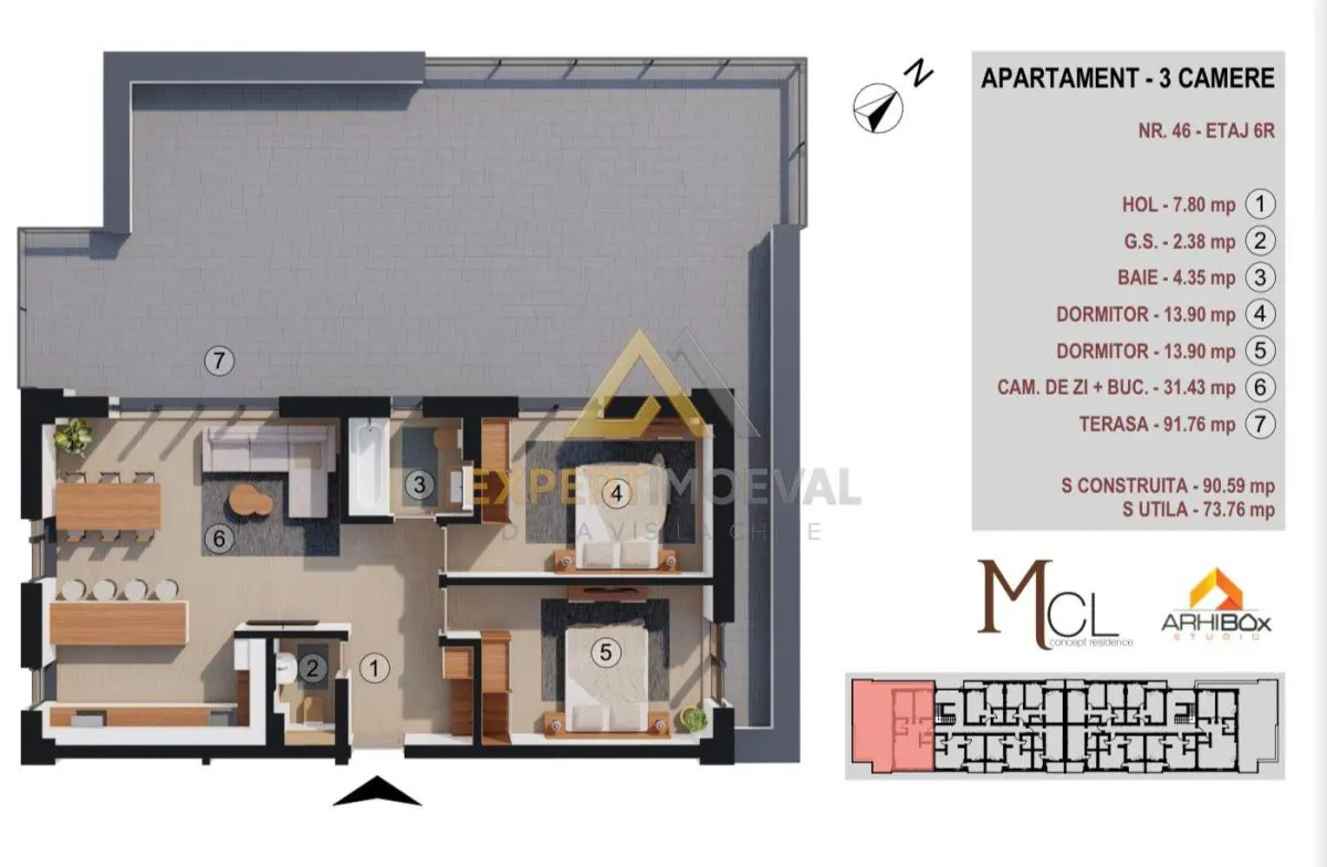 Apartamente NOI direct de la dezvoltator / 1, 2, 3 camere / Comision 0% - foto 25