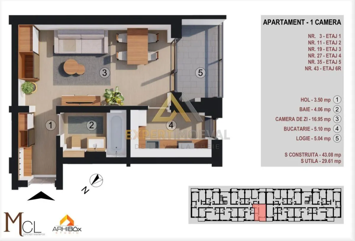Apartamente NOI direct de la dezvoltator / 1, 2, 3 camere / Comision 0% - foto 10