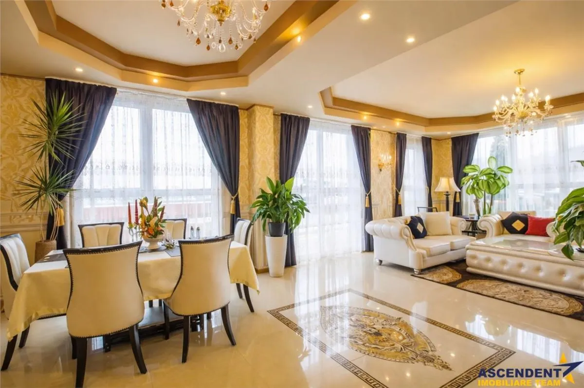 Penthouse extravagant,living spectaculos, semineu,terase generoase,Avantgarden, Brasov - foto 2