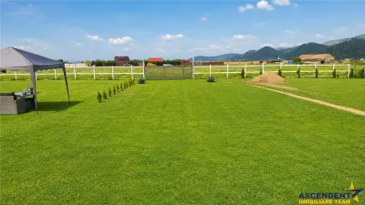 Teren 1.640 mp cu cabana moderna, foisor, gratar, atmosfera de vacanta, Rasnov, Brasov - foto 2