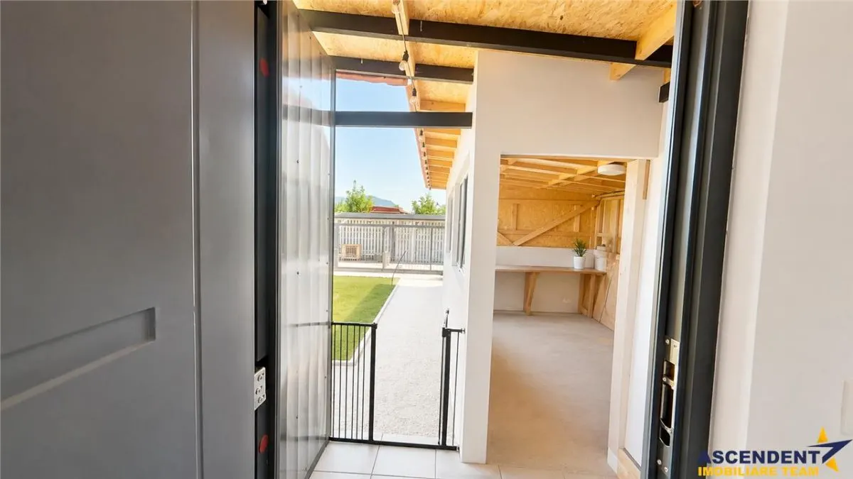 Teren 1.640 mp cu cabana moderna, foisor, gratar, atmosfera de vacanta, Rasnov, Brasov - foto 11