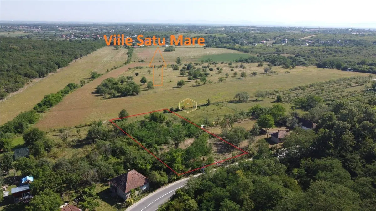 Priveliste de vis! Teren intravilan - 2.496 mÂ² in Ardud-Vii - foto 1