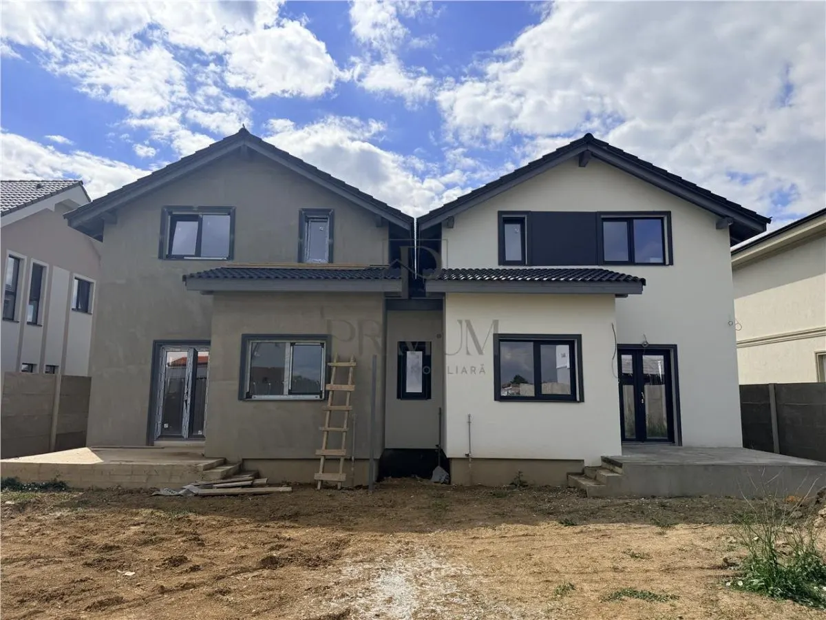 Moșnița Nouă | Duplex la roșu | 115 mp utili | Teren 275 mp | Despărțit prin cameră tehnică - foto 1
