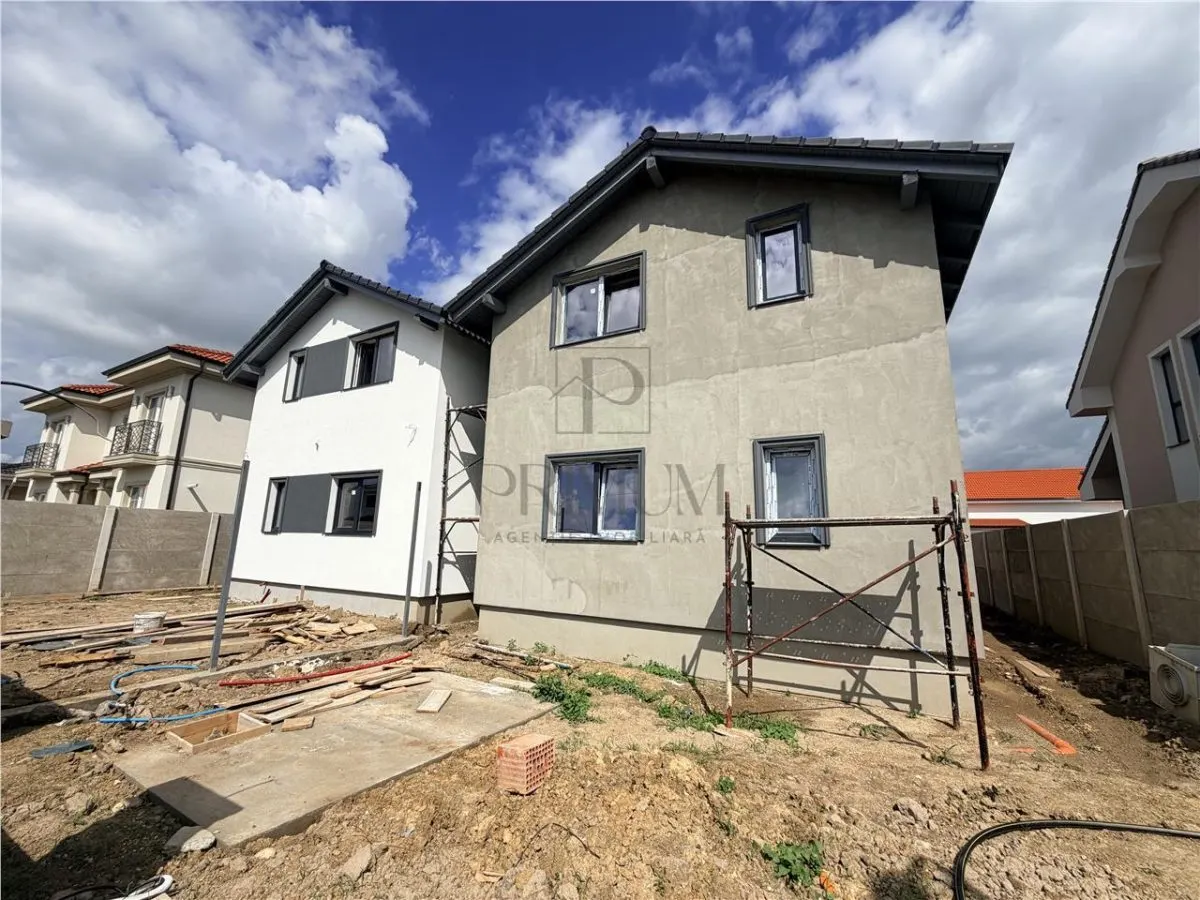 Moșnița Nouă | Duplex la roșu | 115 mp utili | Teren 275 mp | Despărțit prin cameră tehnică - foto 3