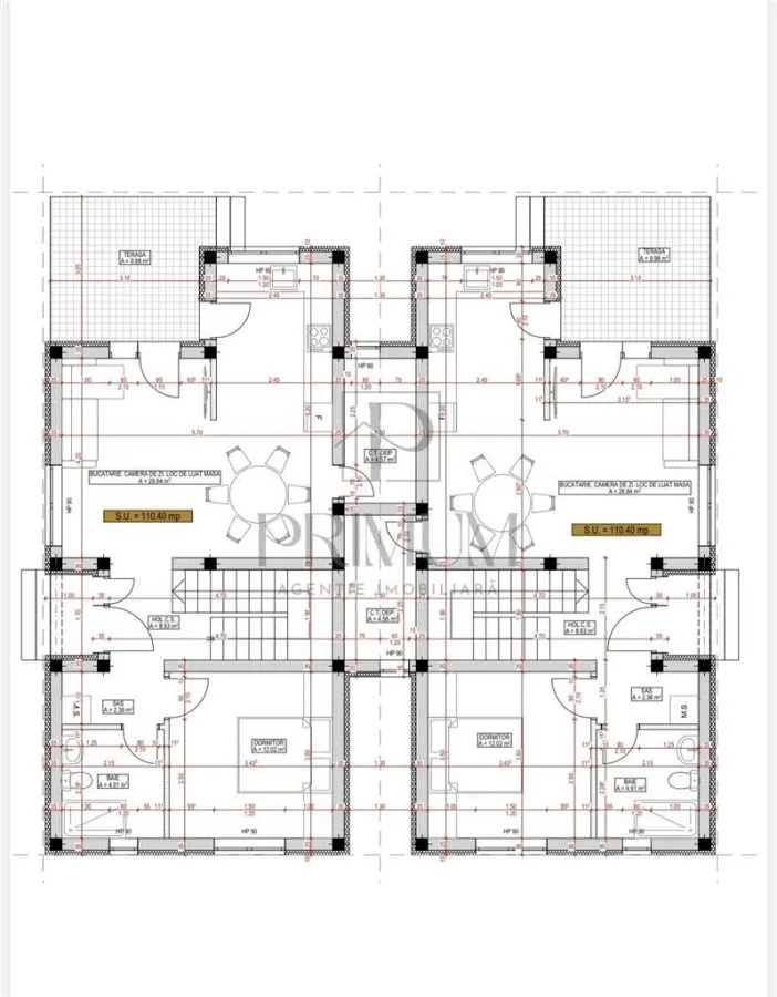 Moșnița Nouă | Duplex la roșu | 115 mp utili | Teren 275 mp | Despărțit prin cameră tehnică - foto 5
