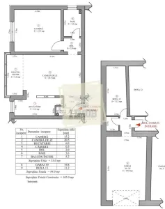 Apartament mobilat 2 camere garaj boxa camara in Strand - foto 16