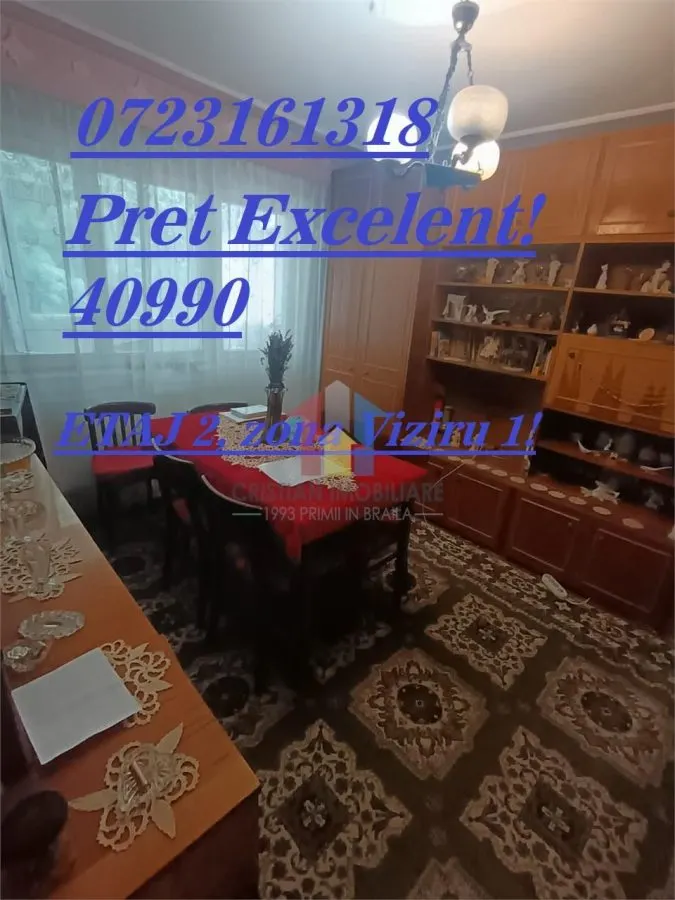 VIDEO! ETAJ 2! Apartament 2 Camere Conf II sporit, zona Viziru 1 - foto 1