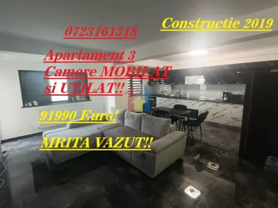 VIDEO! Bloc NOU 2019 Apartament 3 camere Radu Negru, MOBILAT si UTILAT!! - Braila
