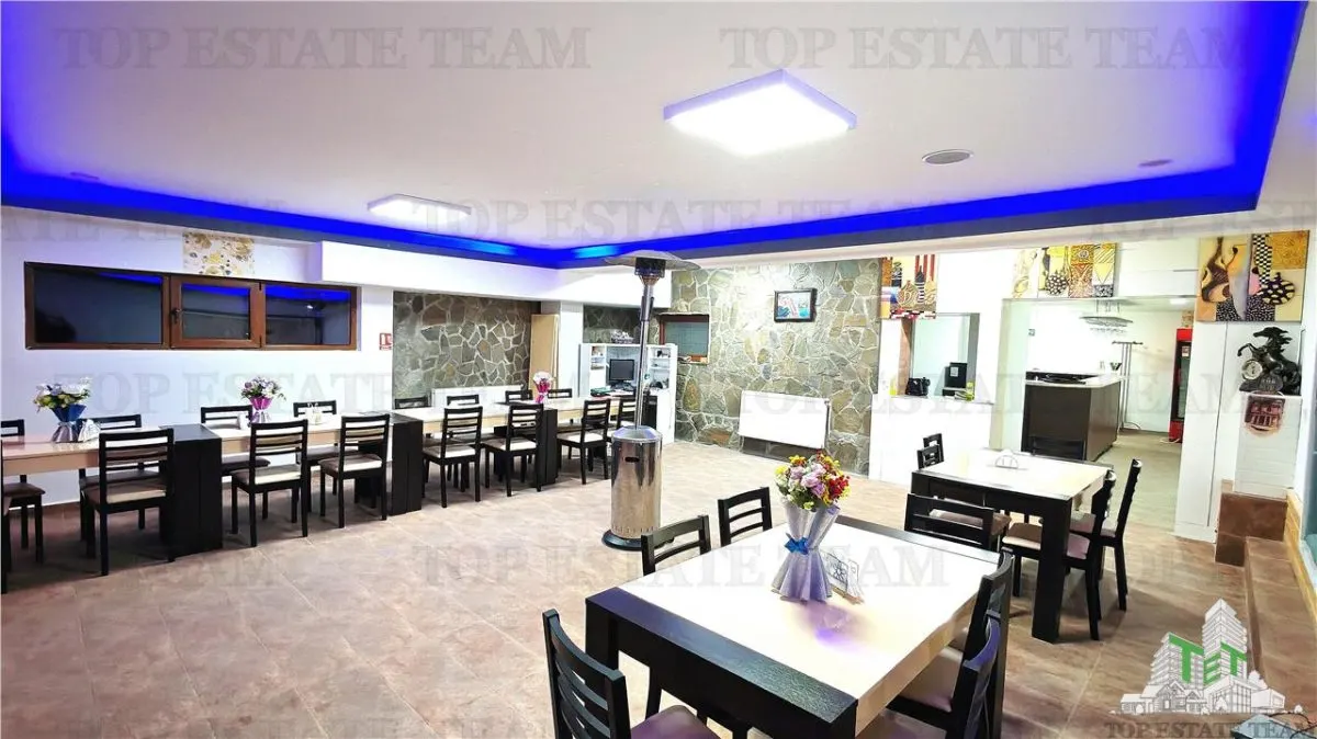 Afacere la cheie cu profit din prima zi, 2 pensiuni 27 camere, salon de evenimente, pastravarie restaurant, SPA si 15000 mp teren, DN1 Comuna Cornu - foto 17