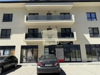 Spatiu comercial 76 mpu cu vitrina stradala 6 ml 4 parcari pe Doamna Stanca - Sibiu