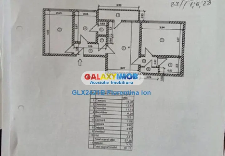 9111  Apartament 3 camere Grivita-Caraiman - foto 7