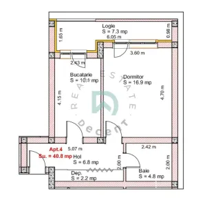 Garsoniera cu gradina proprie 45 mp - SELIMBAR - Selimbar