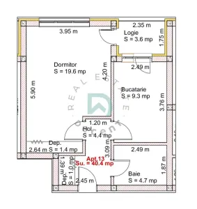 Garsoniera in bloc nou, etaj 2 - SELIMBAR - Selimbar